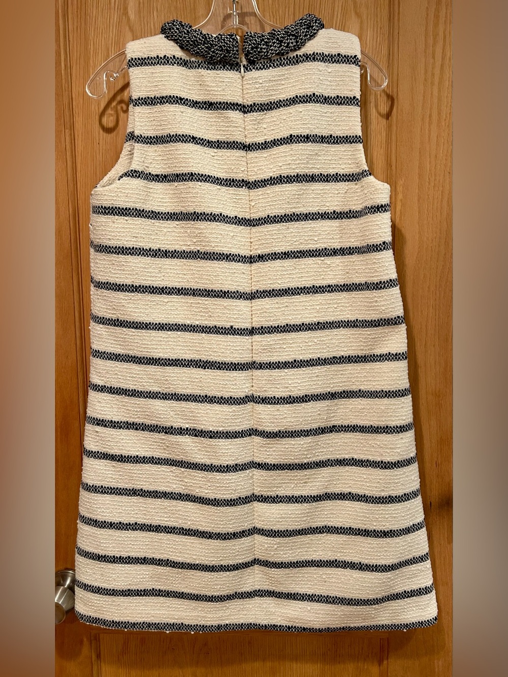 Tuckernuck Sleeveless Jackie Shift Navy and Cream Tweed - Picture 4 of 4